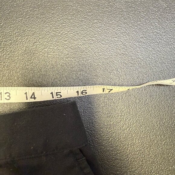 L.L.Bean Womens Black Cotton Dress Pants Size 18W Elastic Waist Pleated - Picture 6 of 10